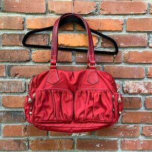 MZ Wallace Vibrant Red Shoulder Bag